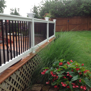Bradford white vinyl railing