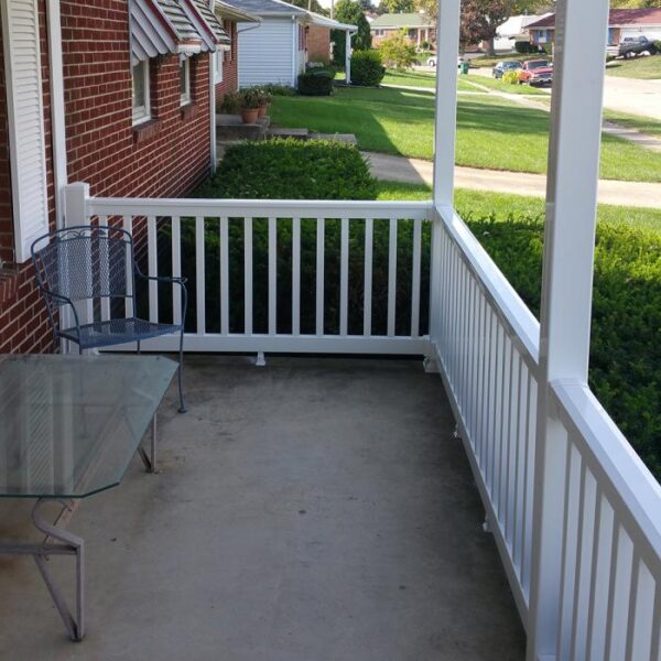 Harrington White vinyl railing